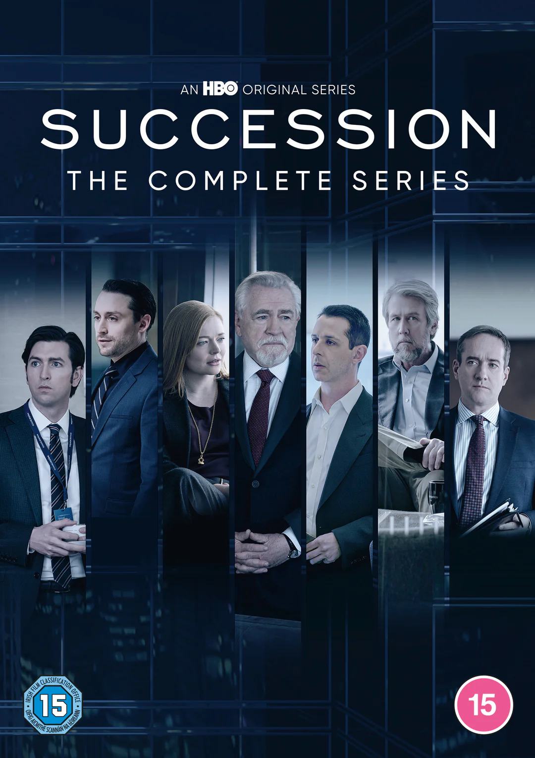 Poster oficial al serialului Succession cu familia Roy, disponibil pe HBO Max