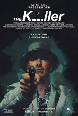 Poster The Killer Netflix România cu Michael Fassbender