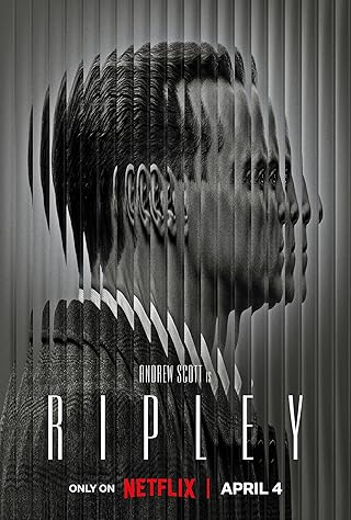 Poster oficial al serialului Ripley cu Andrew Scott în rolul principal, disponibil pe Netflix România