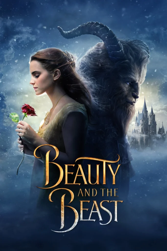 Posterul filmului „Beauty and the Beast” (2017) – poveste de dragoste clasică reinterpretată de Disney cu Emma Watson