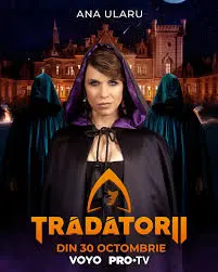 Poster Trădătorii – participanți misterioși în decor luxos